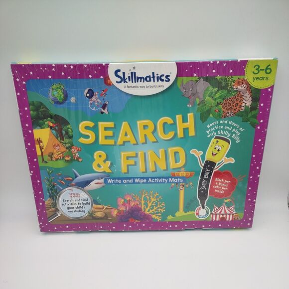 Skillmatics Search & Find Educational Game World of Animals Learning Kids - Picture 1 of 5